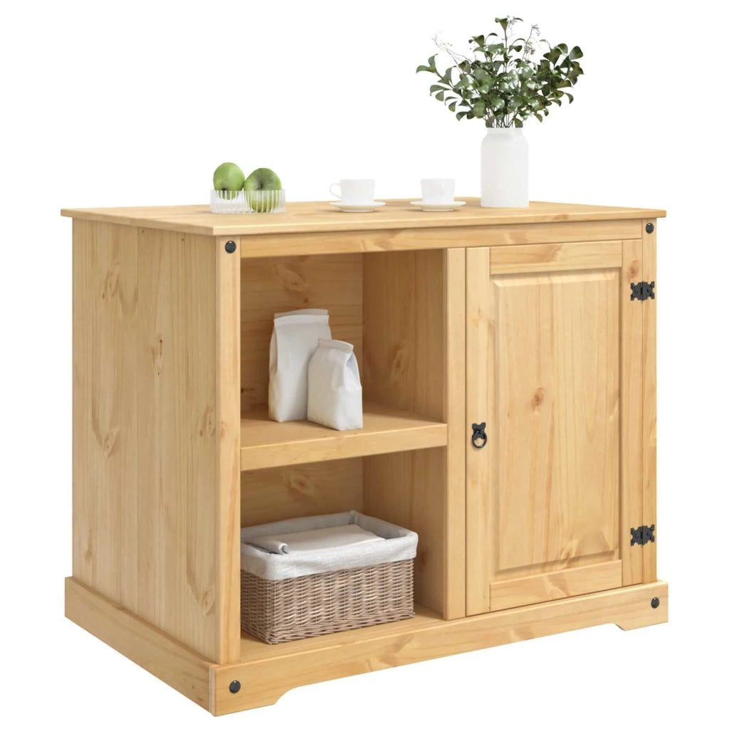 Carrello da Cucina 2 pcs Cera di Miele 112 x 77 x 91,5 cm 3425382