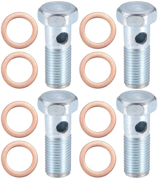 Set di viti a schizzo 43mm per motocicletta - 12 pezzi - colore argento - lavorazione precisa - metallo duraturo - viti per motocicletta