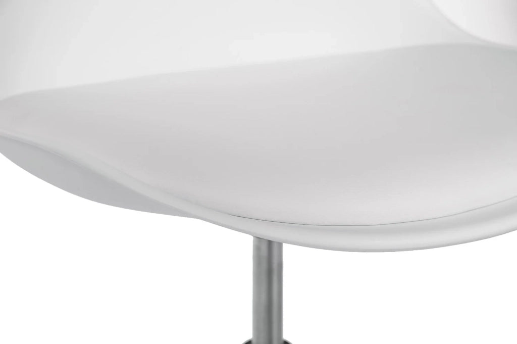 Sedia girevole per bambini AKORD FD005 in bianco