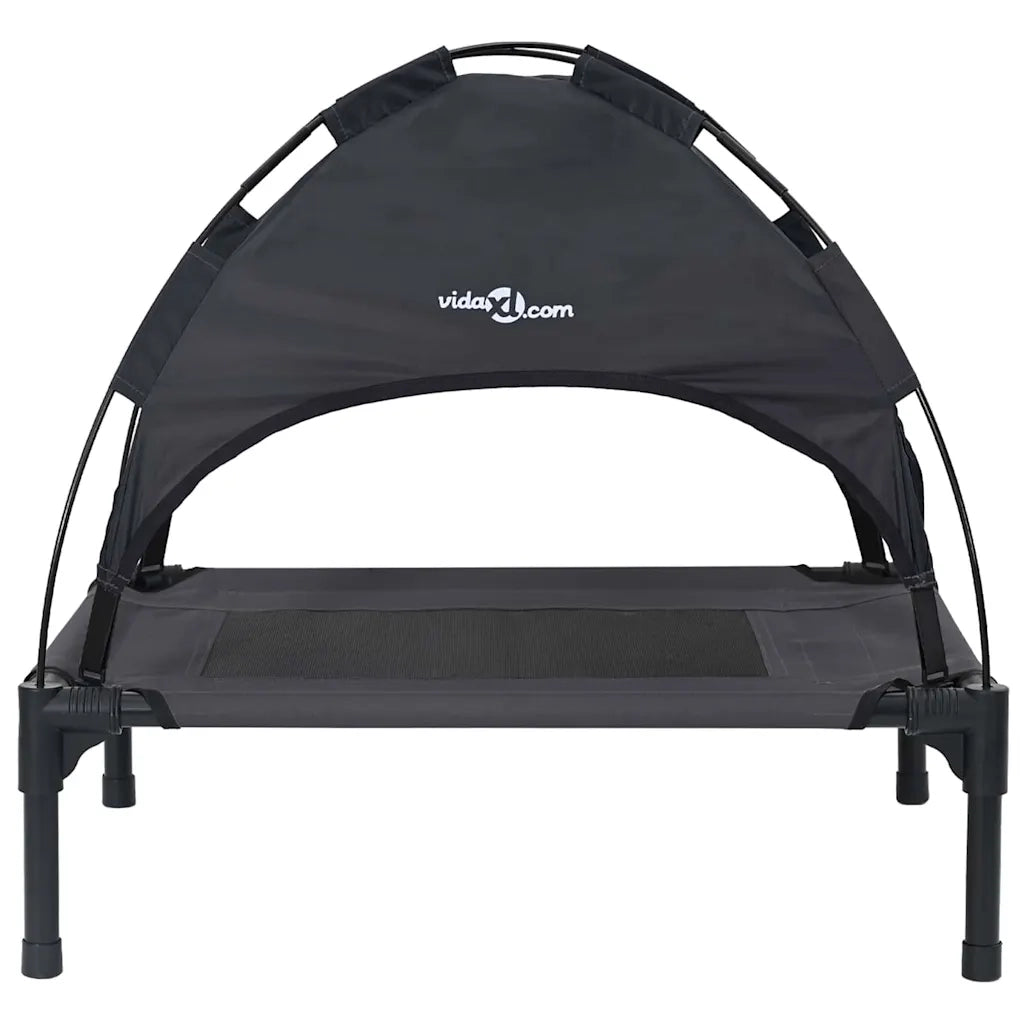 Letto per Cani Nero 62 x 48 x 61 cm Acciaio 42008165