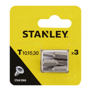 STANLEY STA61066 3 INSERTI MM.25 TX 10-15-30