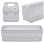 Cestino organizer KADAX, contenitore universale per riporre oggetti, 10x24,5 cm
