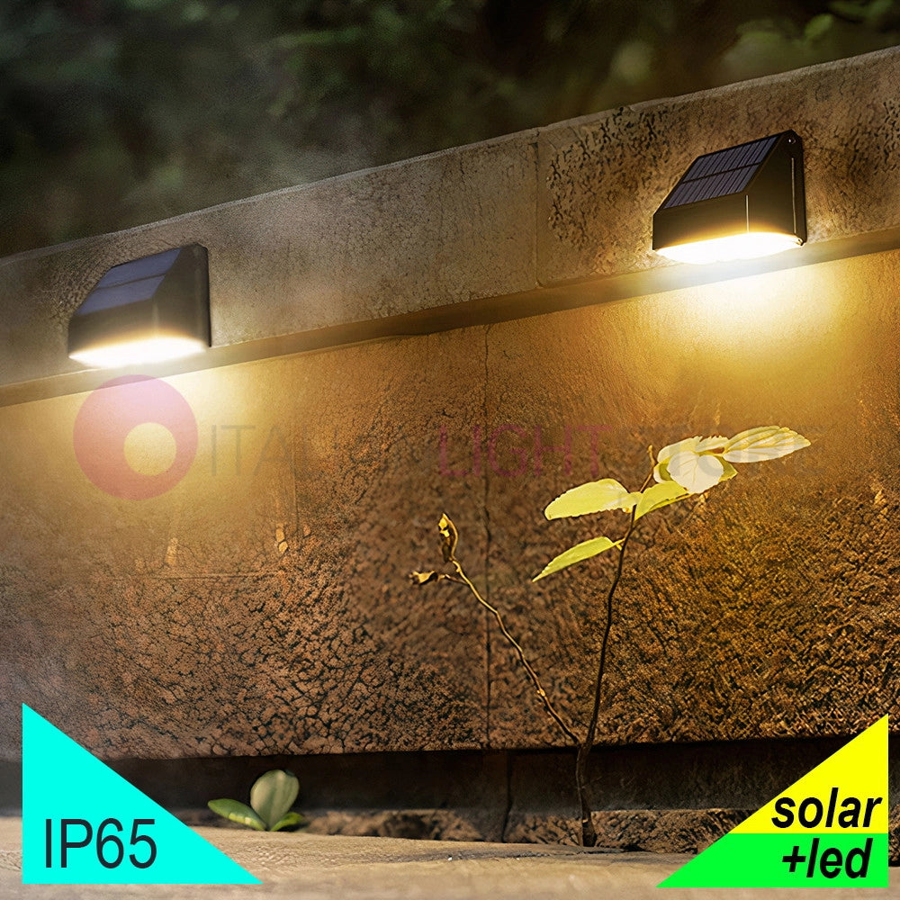 SUNLIGHT Mini Plafoniera LED 1000Lm Con Pannello Solare, Sensore Crepuscolare e Movimento