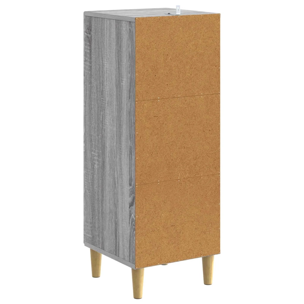 Mobile con Cassetti Sonoma grigio 33 x 34,5 x 90 cm 895081