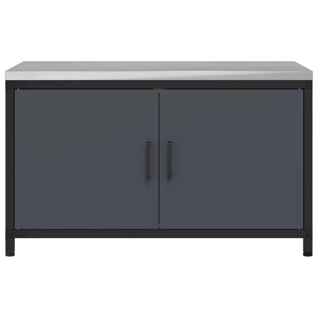Stoccaggio in cucina Antracite 90 x 50 x 53 cm Acciaio 874998