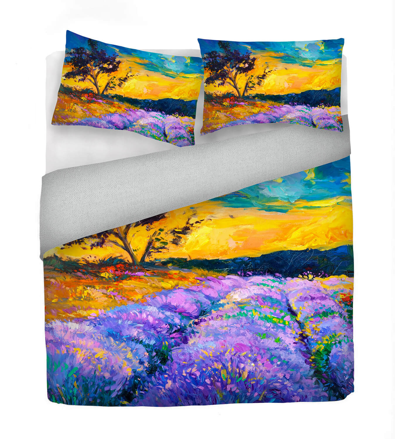 Copripiumino con stampa sul Sacco e Federe Matrimoniale