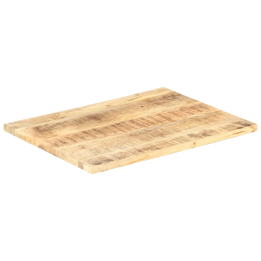 Piano Tavolo in Legno Massello di Mango 25-27 mm 90x70 cm