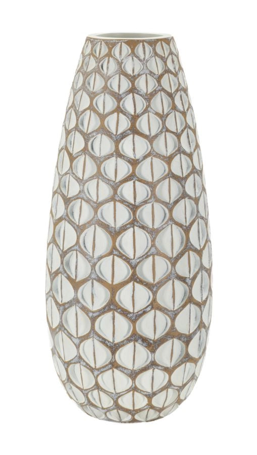 Vaso Resina Tibet Cm Ø 20X45,5 Design Moderno Elegante