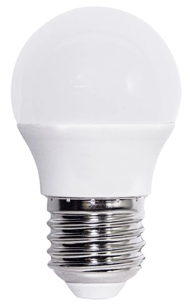 LAMPADA LED MINISFERA G45 LIFE ELECTRONICS 175-250V 4,9W 470lm 3000K E27