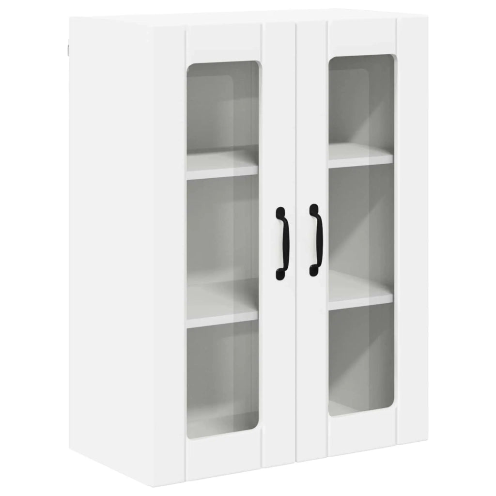 Mobile in vetro da parete LUCCA Bianco 60 x 31 x 80 cm 885085