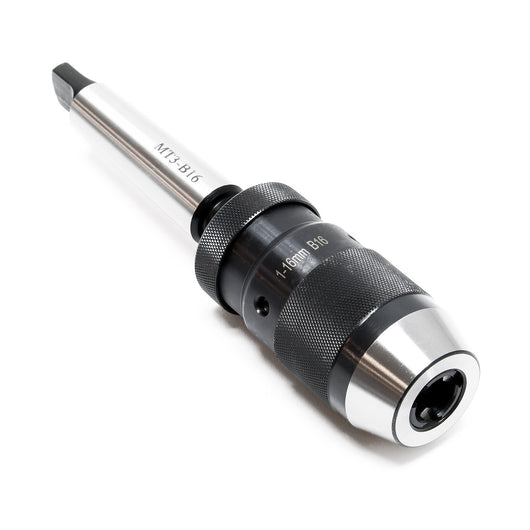 Mandrino per trapano serraggio rapido MT3-B16 16mm senza chiave autoserrante