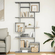 Libreria-Scaffale per Libri-Mobile di Stoccaggio Grigio Sonoma 92x29x188 cm in Legno Multistrato