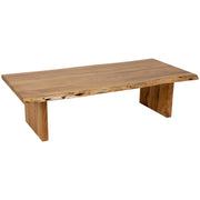 Tavolino da caffè in legno marrone 150x70x40h cm