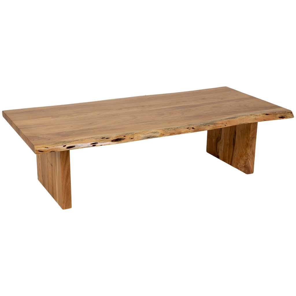 Tavolino da caffè in legno marrone 150x70x40h cm