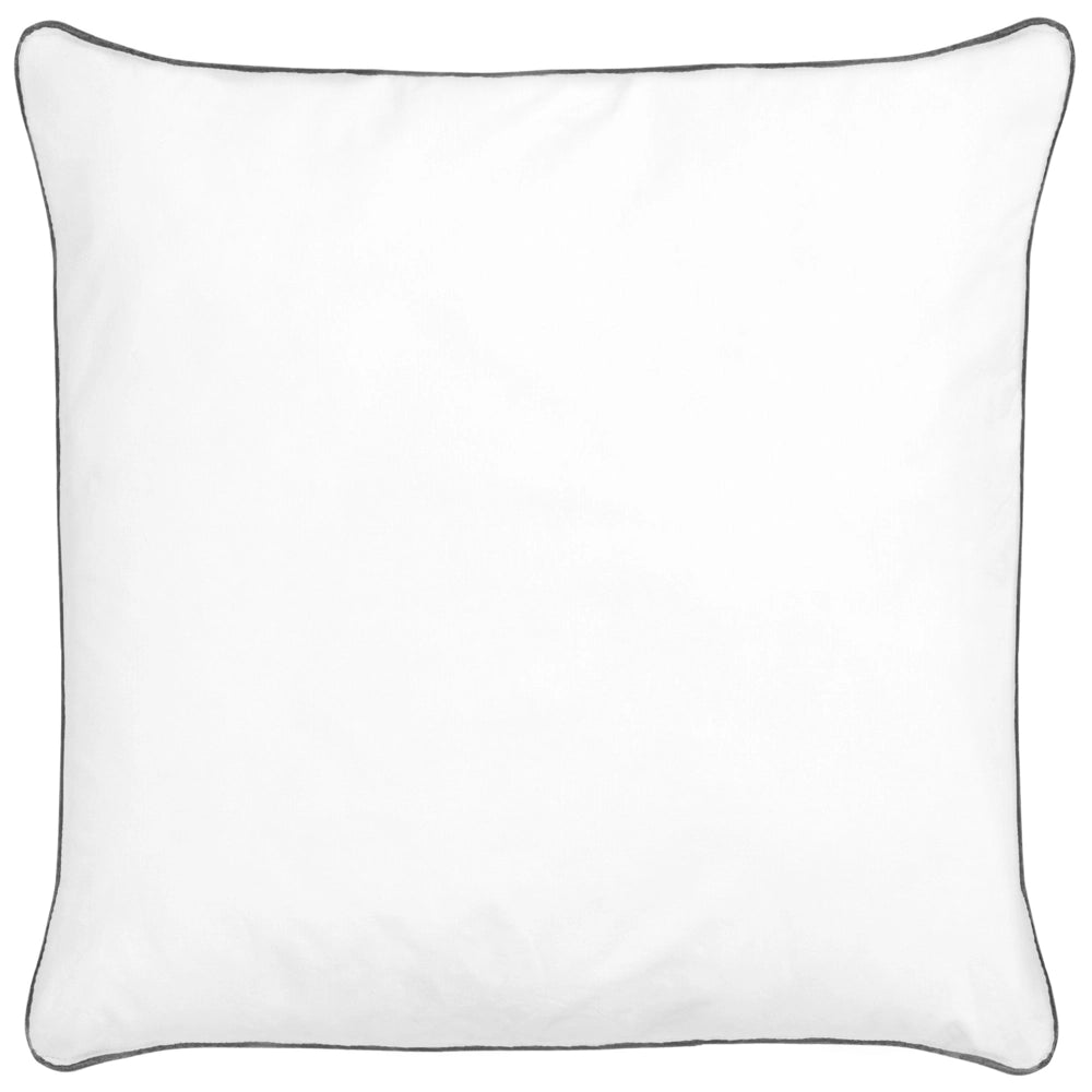 Set di 2 guanciali in cotone di Japara bianco imbottitura in microfibra di cotone 80 x 80 cm alto profilo design tradizionale
