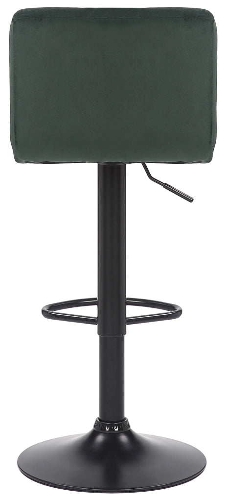 Set di 2 sgabelli bar Feni in velluto verde