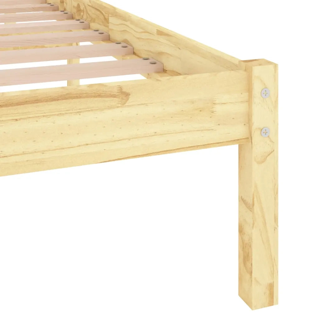 Giroletto-Struttura Letto in Legno Massello di Pino 140x190 cm 453552
