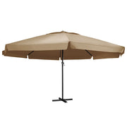 Ombrellone da Esterni con Palo in Alluminio 600 cm Grigio Talpa  cod mxl 20465