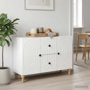 Mobile TV Bianco Lucido 89 x 34,5 x 60 cm Legno ingegnerizzato 894199