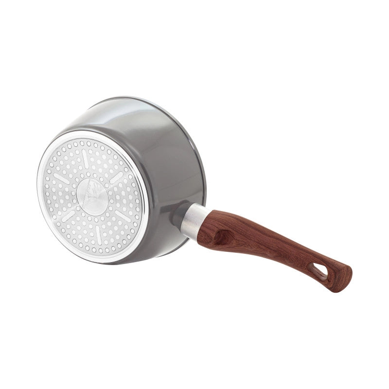 Set di 6 Casseruole Alluminio Forgiato 16 Eco-bright Con Rivestimento Ceramica Amico Safe&sure