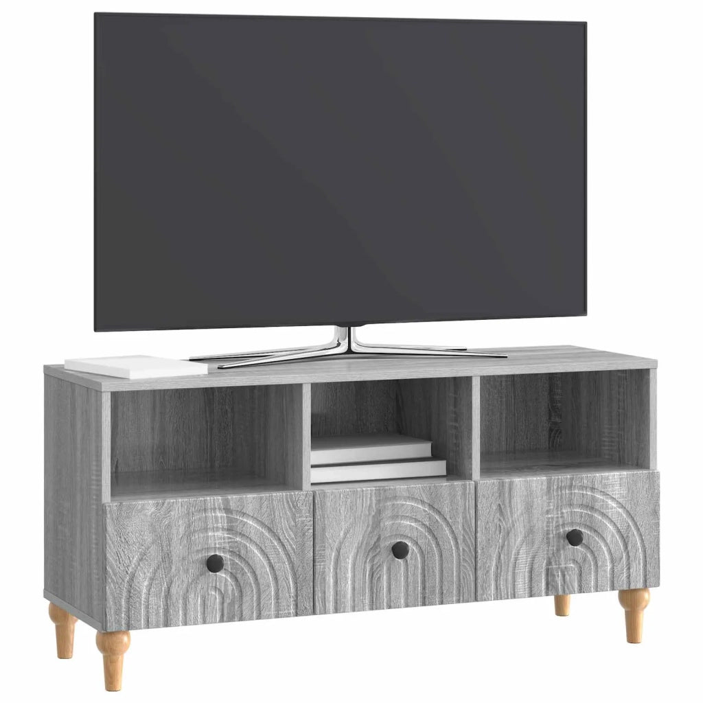 Mobile TV Sonoma grigia 102 x 34,5 x 50 cm Legno ingegnerizzato 894221