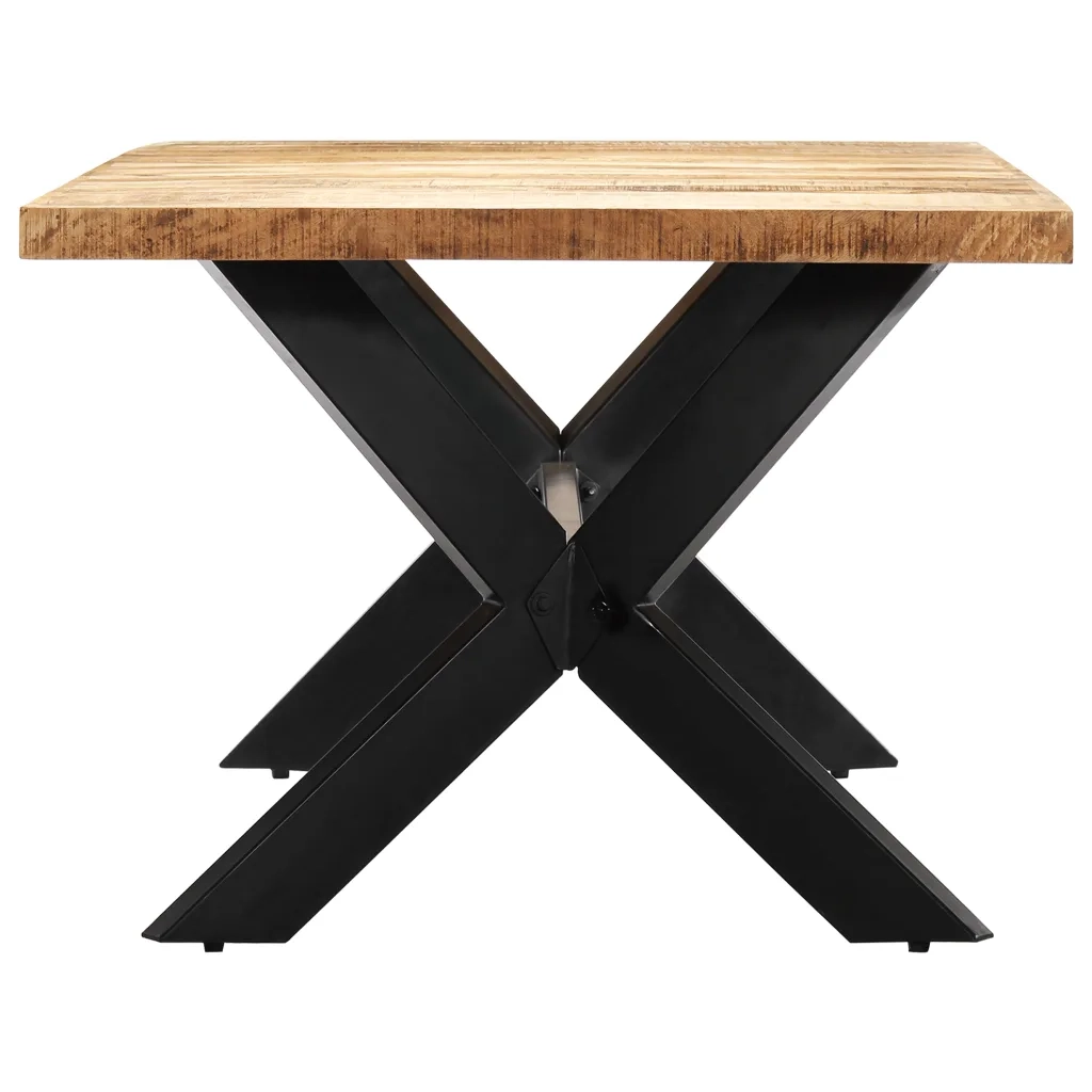 Tavolo da Pranzo 200x100x75 cm in Legno Massello di Mango
