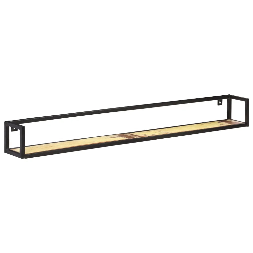 Mensole a Muro 2 pz 160 cm in Legno Massello di Recupero 320677