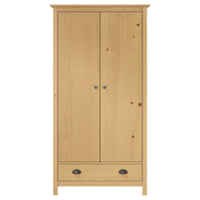 Armadio a 2 Ante Hill 89x50x170 cm Legno Massello di Pino CFW7467124