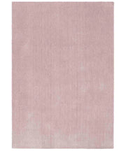 Tappeto FEEL ROSA cm.200x290 tinta unita moderno, pelo morbido resistente e lavabile in lavatrice