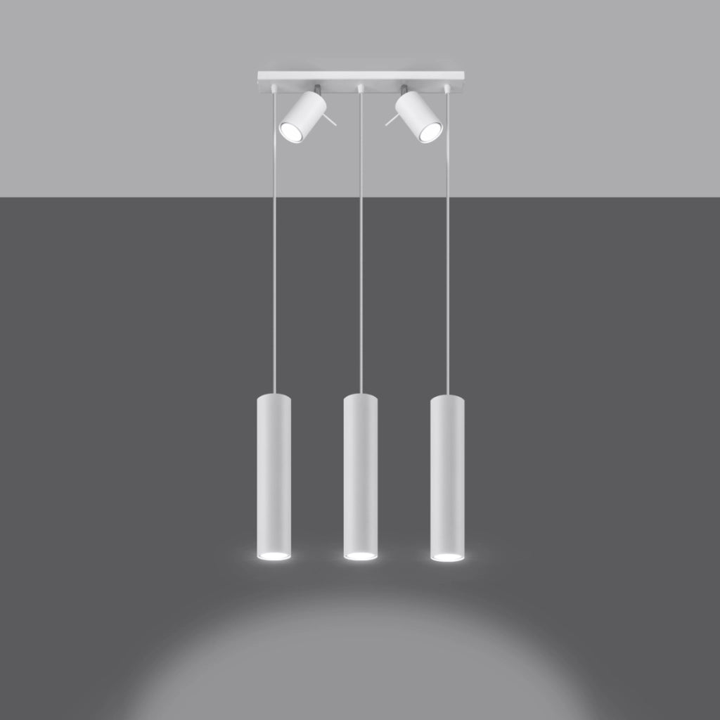 Lampada a sospensione RING 3 bianco