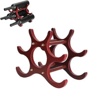 Wijnrek Hout Verticale 6 Flessen Stabiliere Stagionale per Cucina/Ristorante