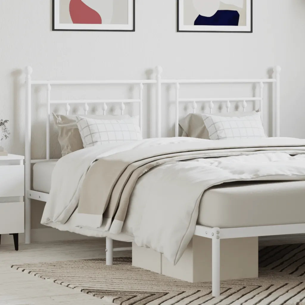 Testiera di Ricambio in Metallo Bianco 160 cm 353621