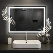 Badspiegel Jaffrey 50x70 mit Bluetooth
