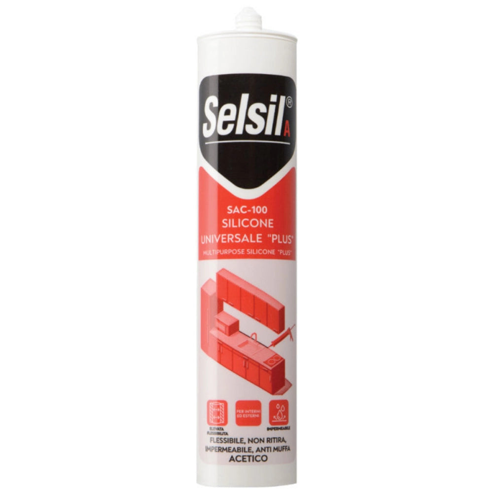 sigillante acetico antimuffa alta adesione bianco ral 9010 280 ml 25 pezzi
