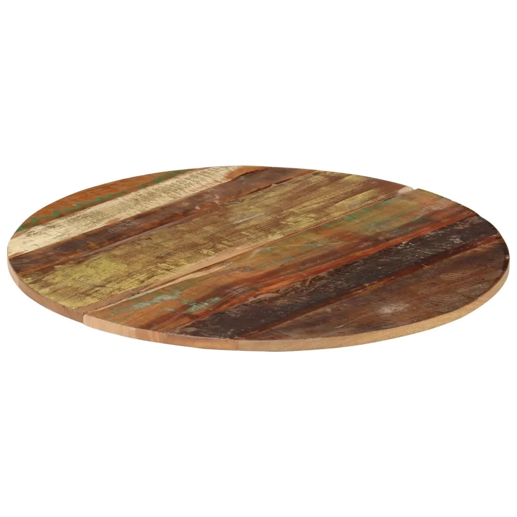 Piano Tavolo Rotondo 70 cm 15-16 mm in Legno di Recupero cod mxl 67400