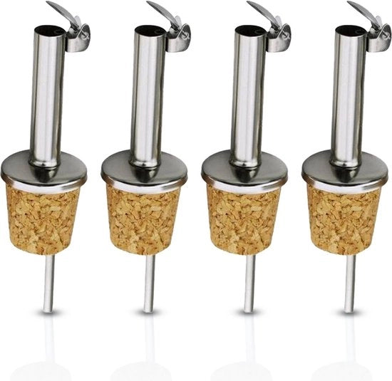 Schenkut con coperchio - 4 pezzi - Alta qualità - Regolazione semplice con Alcol e Olio