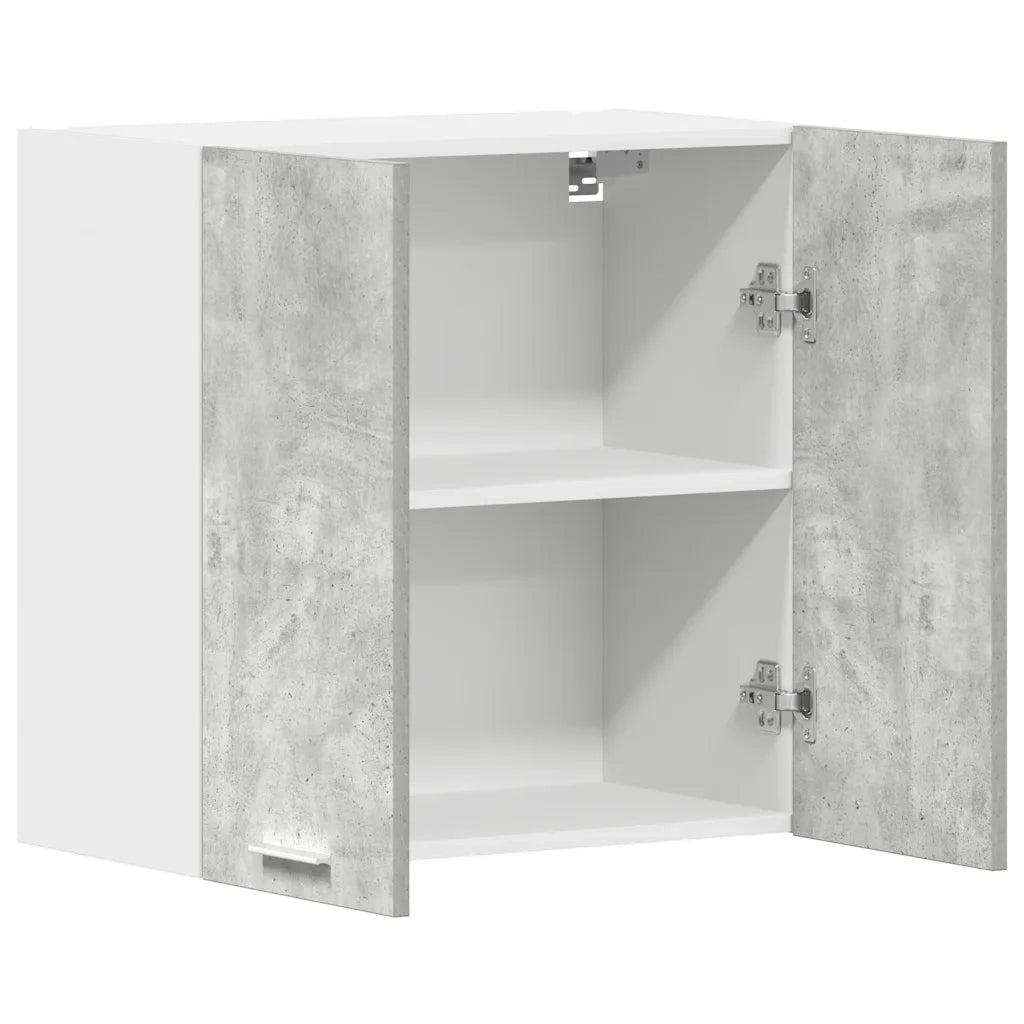 Pensile da Cucina Grigio Cemento 60x31x60 cm Legno Multistrato 861228