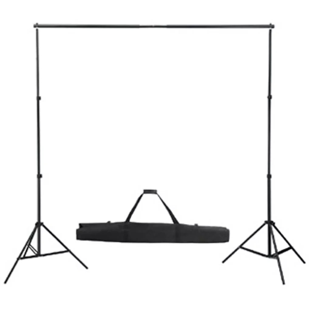 Kit studio professionale nero e fondale 600 x 300 cm e luci 02_0001422