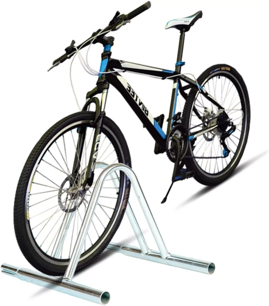 Rastrelliera Portabici in Ferro Zincato, Modulare, Porta Bicicletta Da Giardino e Da interni, Componibile Per Più Moduli (3 moduli)