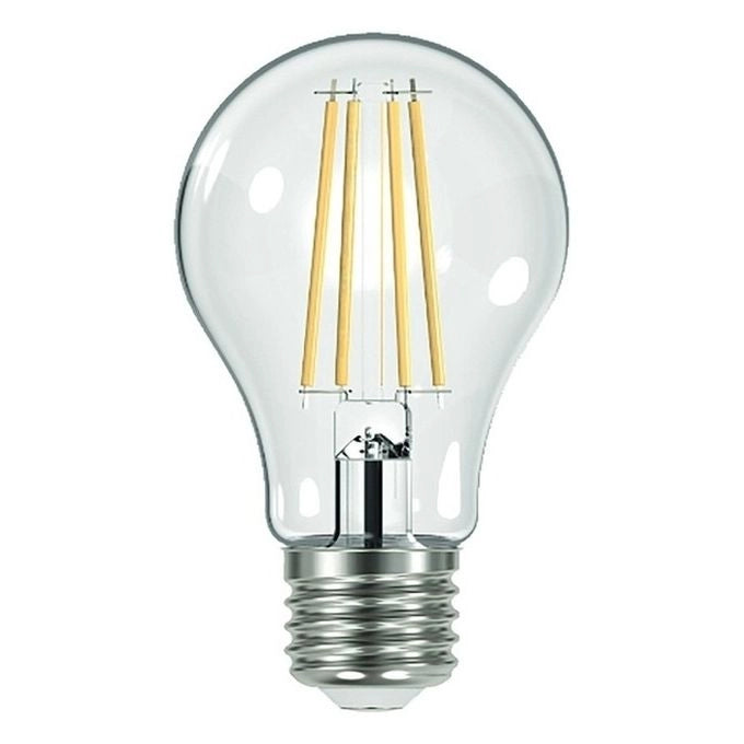 Beghelli 58121 Lampadina LED Forma A E27 7W 1000lm 2700K Bianco Caldo 15000h 3 pezzi colore Bianco