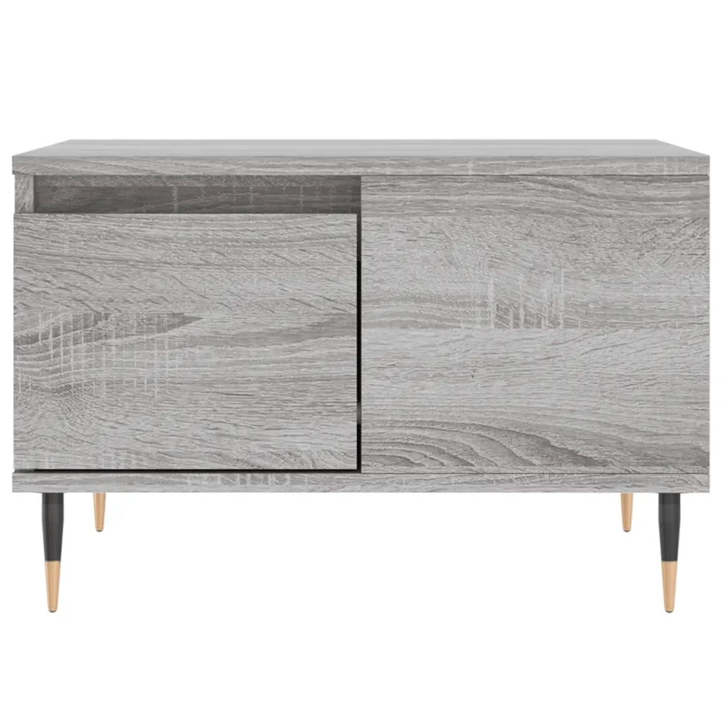 Tavolino Salotto Grigio Sonoma 55x55x36,5 cm Legno Multistrato 830754