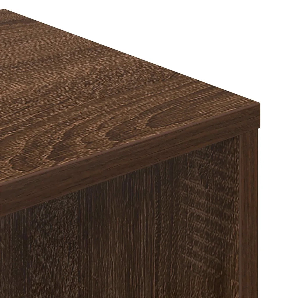 vidaXL Libreria Rovere Marrone 34x31x112 cm in Legno Multistrato