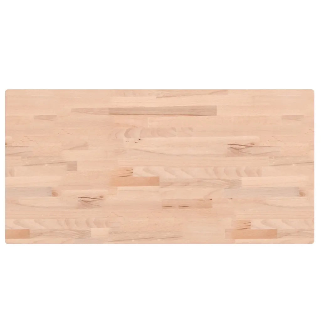 Piano Bagno 100x50x4 cm in Legno Massello di Faggiocod mxl 83837