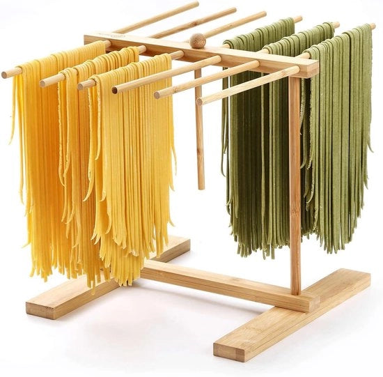 Macchina per pasta manuale in acciaio inossidabile - 9 impostazioni di spessore regolabili e 3 piastre a lamiere a filo di acciaio