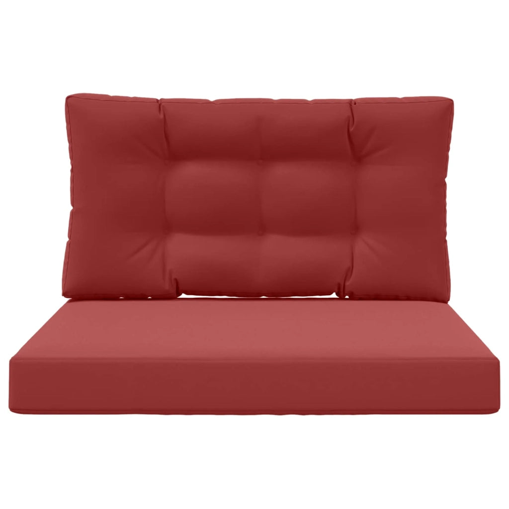 Cuscino per divano da esterno 2 pcs Rosso vino Poliestere 900855