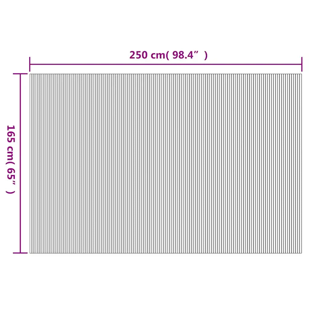 Pannello Divisore per la Stanza | Paravento | Divisorio Ambienti in Bamb¨´ Bianco Larghezza 250 cm Altezza 165 cm