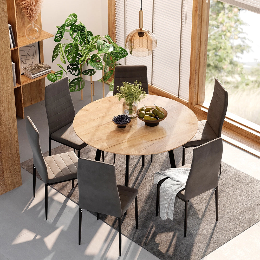 Vicco tavolo da pranzo Nero 120 x 120 cm