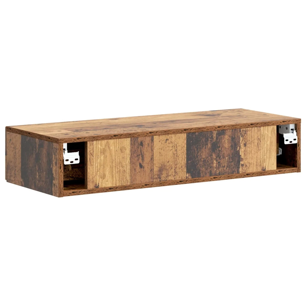 Tavolino da Parete Laterale Legno antico 87,5 x 34,5 x 17 cm 897993