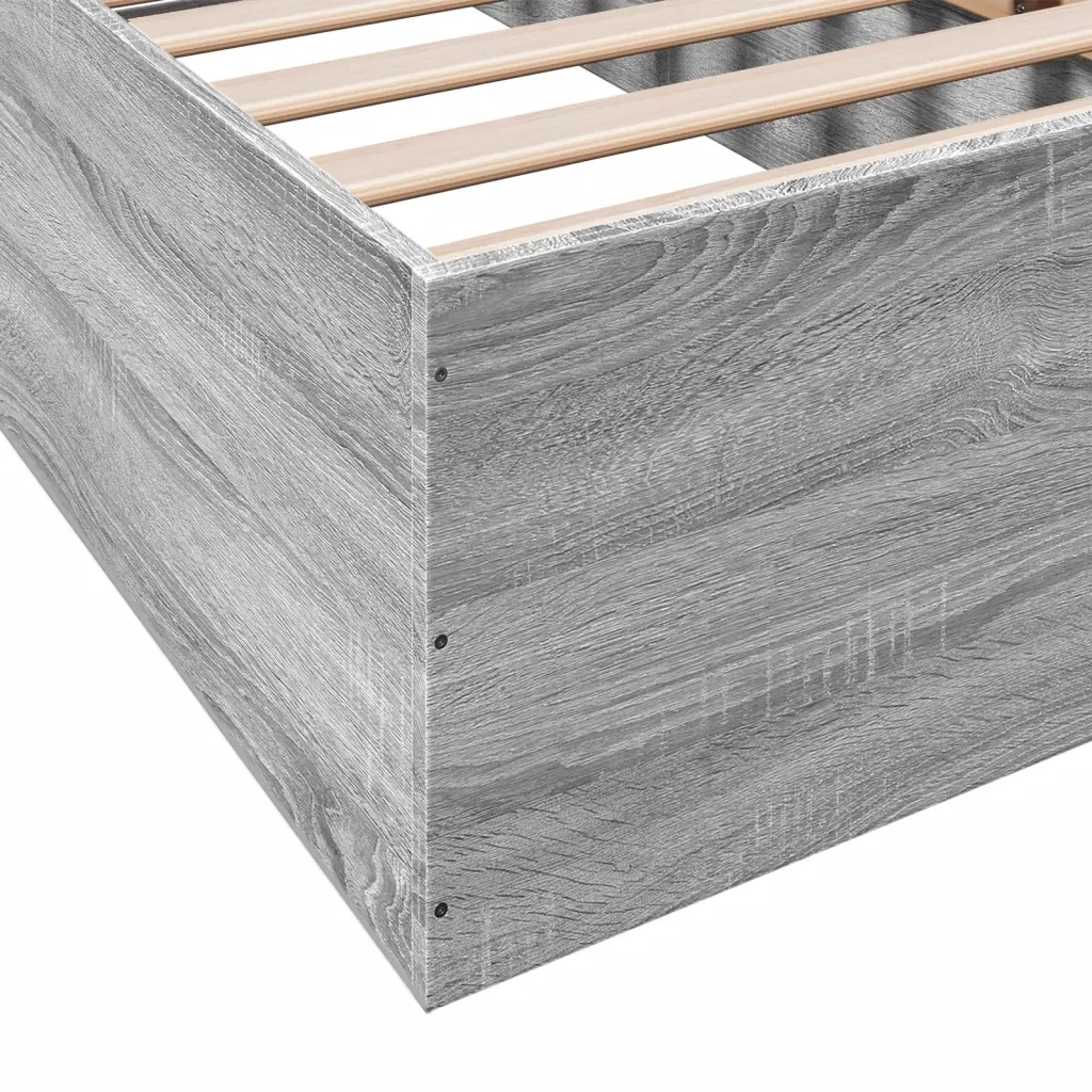 Giroletto Grigio Sonoma 90x200 cm in Legno Multistrato