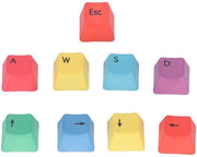Set di tasti PBT 9 pezzi - Ergonomico - Adatto per tastiere 61/87/104/108 - Materiali duraturi